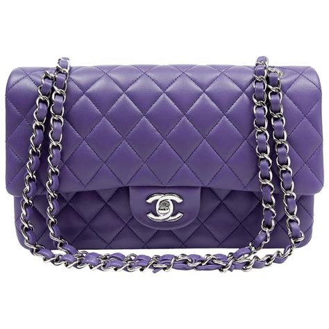 chanel flap bag價錢|chanel purple handbags.